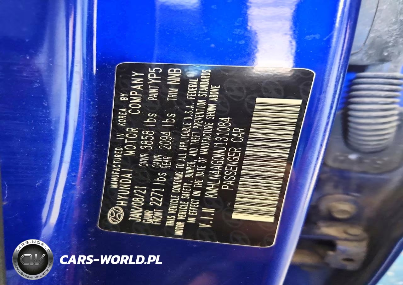 2021 Hyundai Elantra Sel VIN:KMHLN4AG0MU131084 - 12