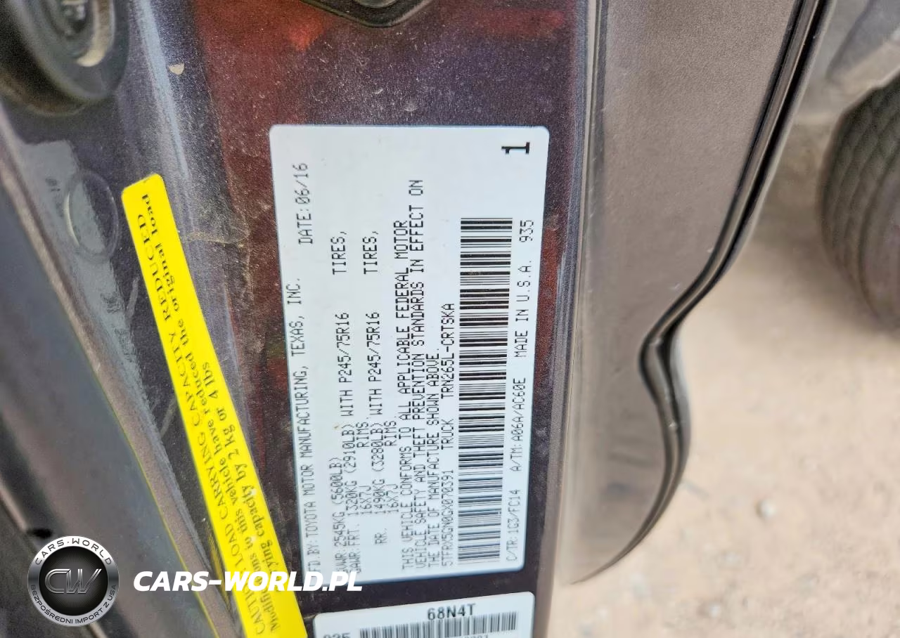 2016 Toyota Tacoma Sr5 VIN:5TFRX5GN0GX070391 - 12