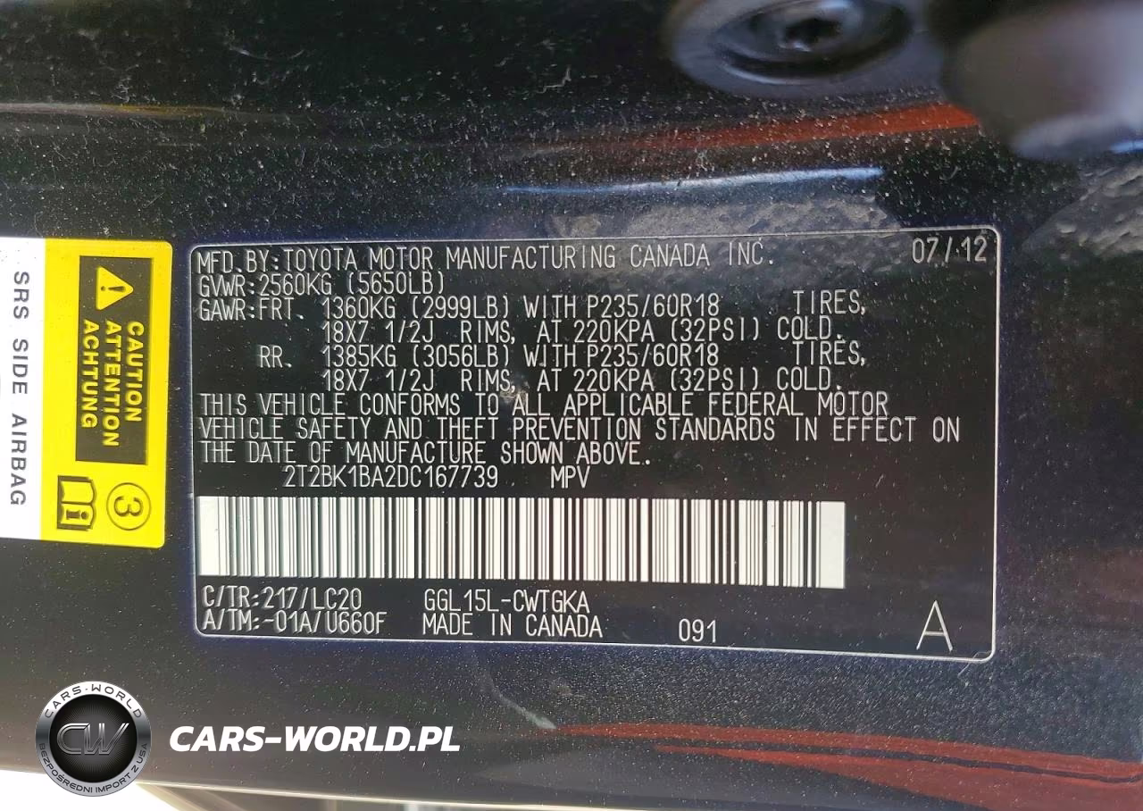 2013 Lexus Rx 350 Base VIN:2T2BK1BA2DC167739 - 13