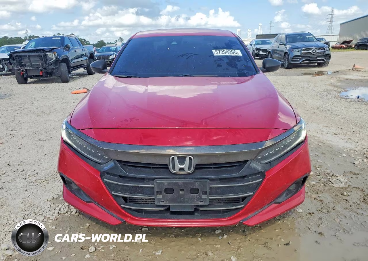 2022 Honda Accord Sport VIN:1HGCV1F30NA000265 - 5