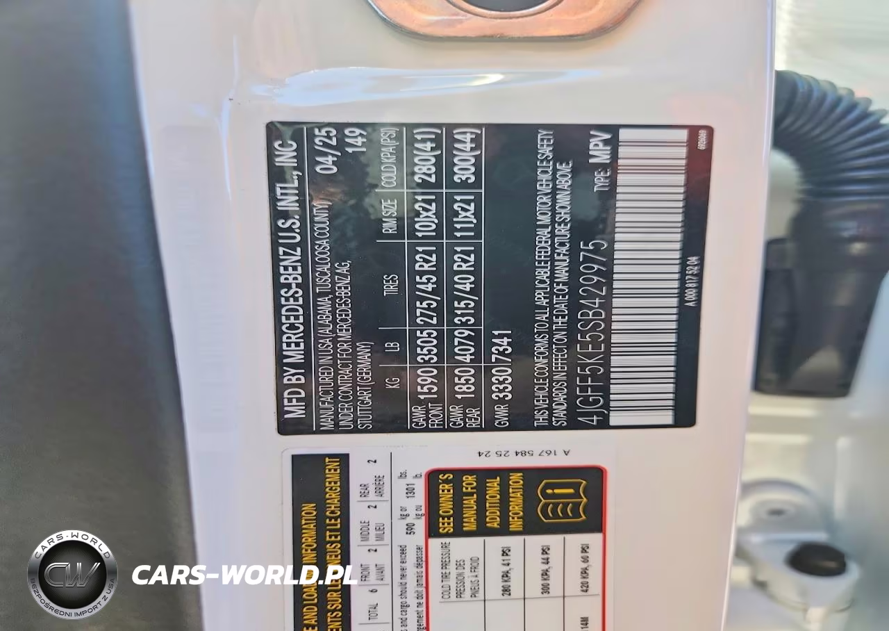 2025 Mercedes-Benz Gls 450 4Matic VIN:4JGFF5KE5SB429975 - 14