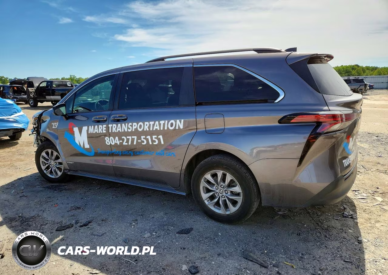 2021 Toyota Sienna Le VIN:5TDKRKEC9MS033742 - 2