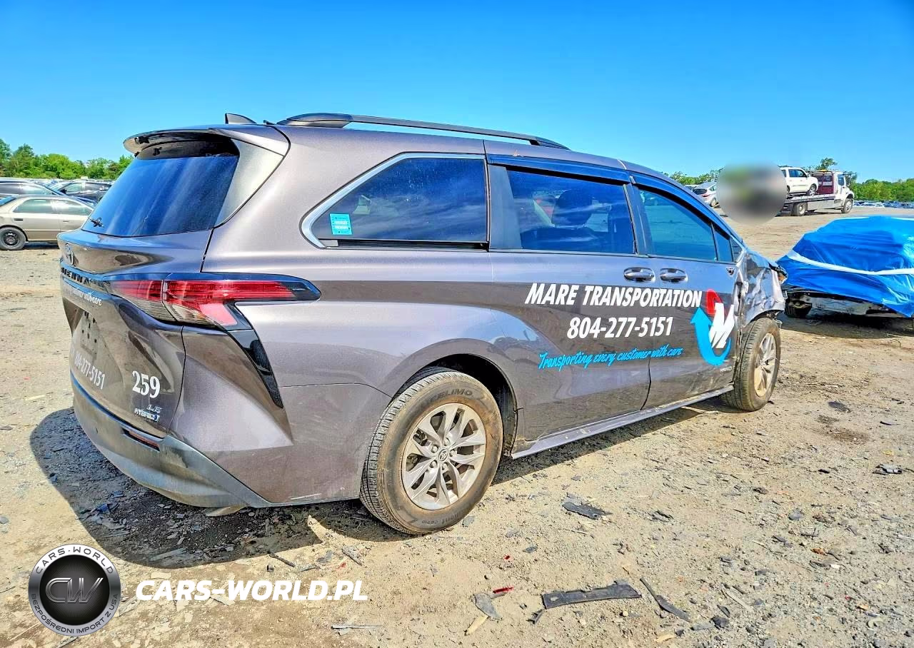 2021 Toyota Sienna Le VIN:5TDKRKEC9MS033742 - 3