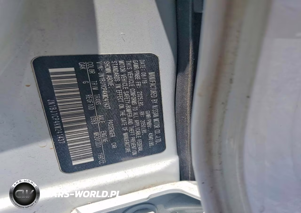 2019 Nissan Rogue Sport S VIN:JN1BJ1CP4KW241437 - 12