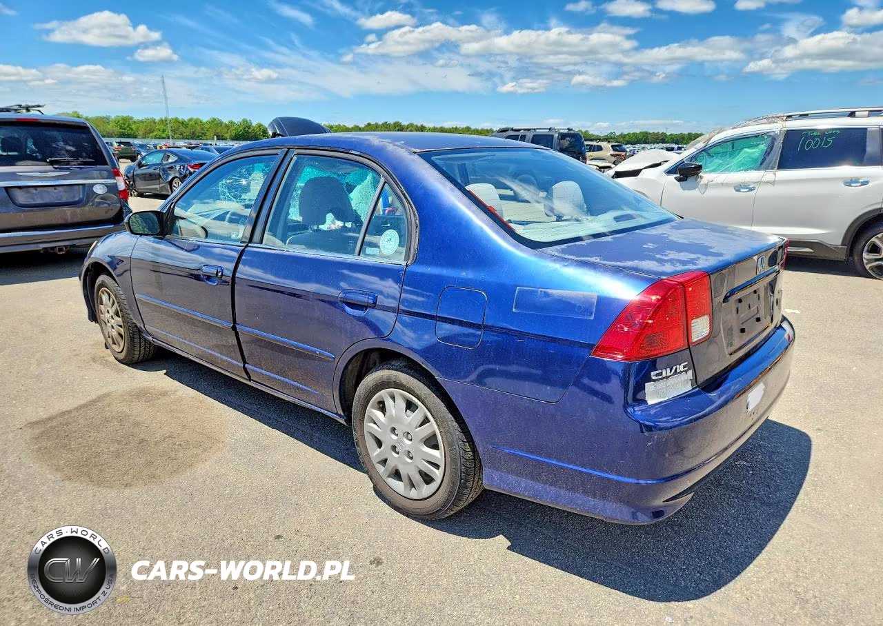 2005 Honda Civic Lx VIN:JHMES16535S001629 - 2