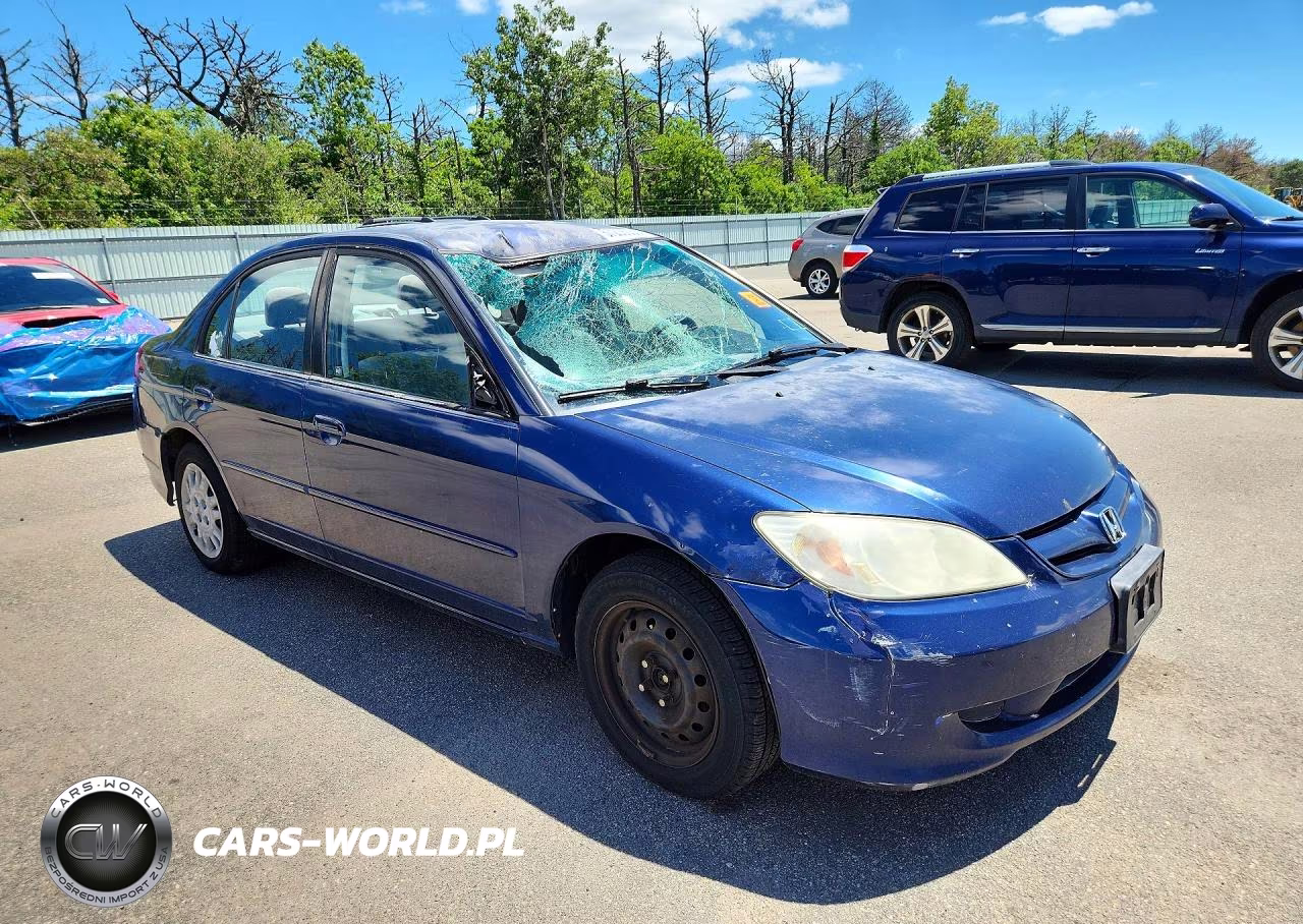2005 Honda Civic Lx VIN:JHMES16535S001629 - 4