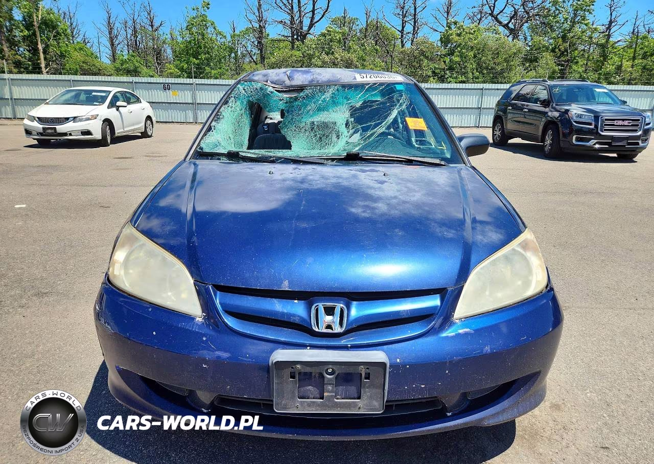 2005 Honda Civic Lx VIN:JHMES16535S001629 - 5