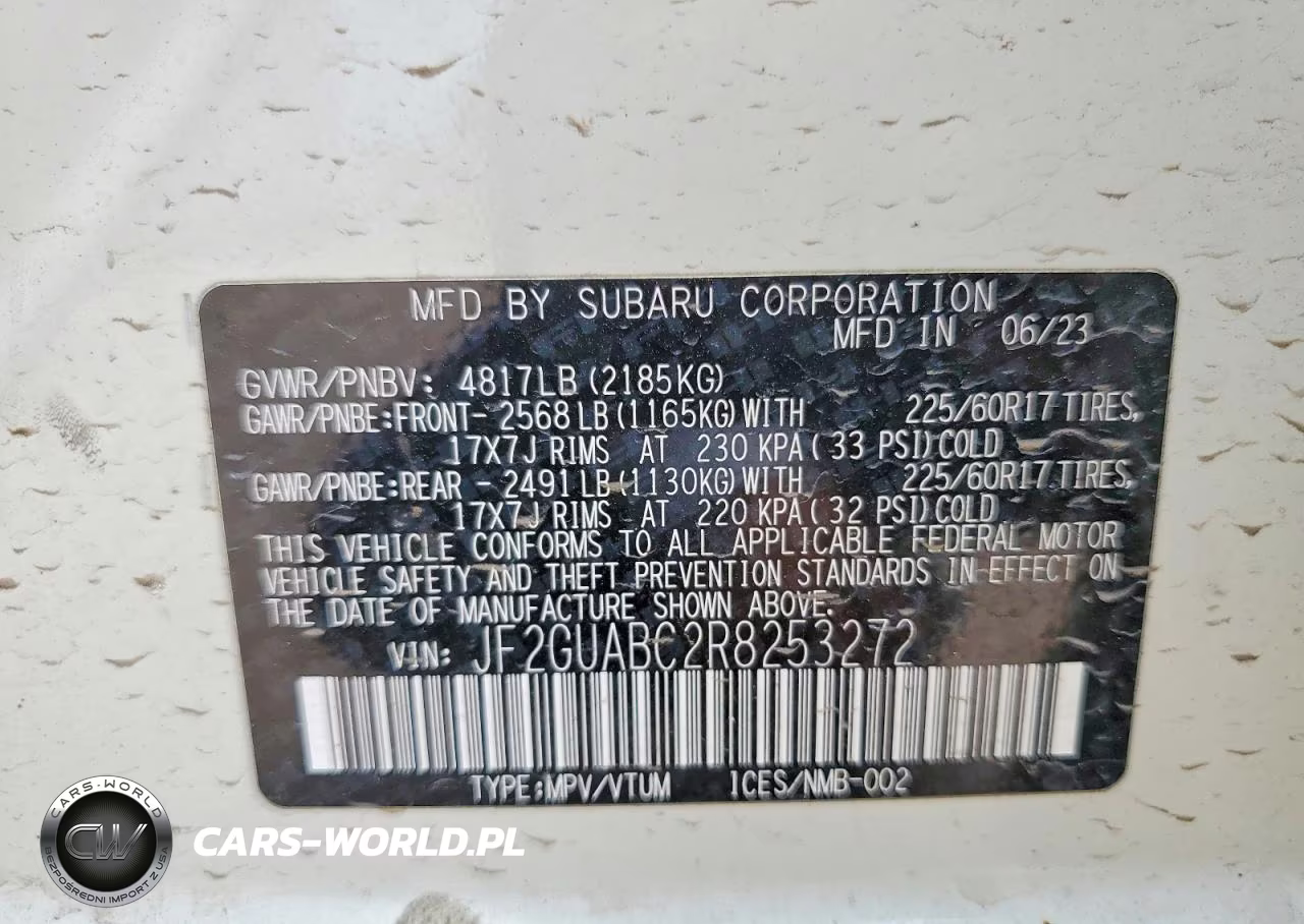 2024 Subaru Crosstrek VIN:JF2GUABC2R8253272 - 12