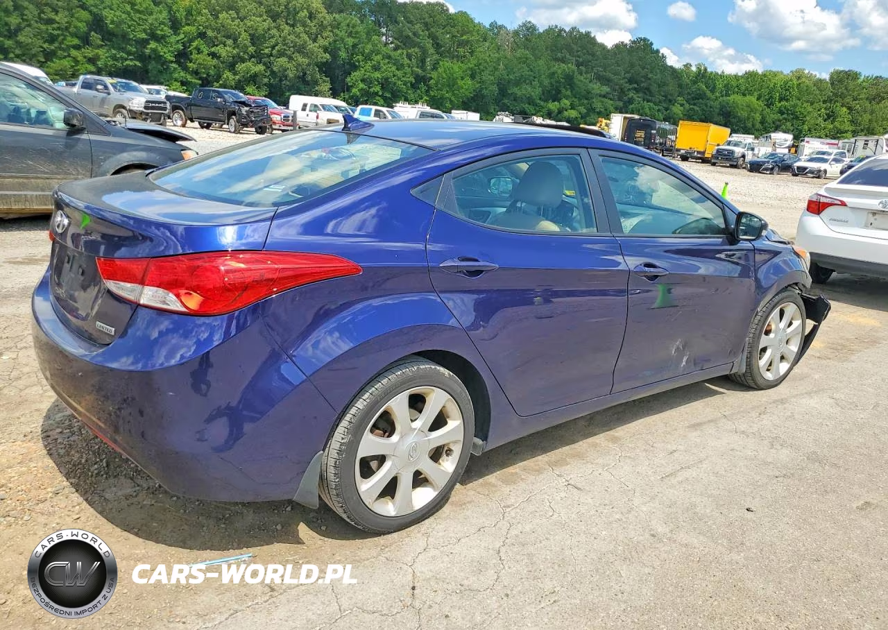2013 Hyundai Elantra Limited VIN:5NPDH4AE9DH269098 - 3