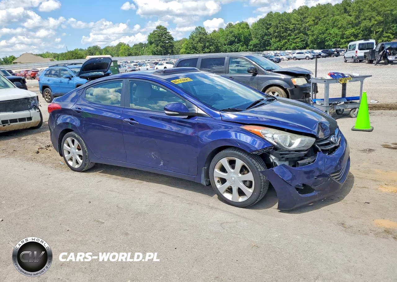 2013 Hyundai Elantra Limited VIN:5NPDH4AE9DH269098 - 4