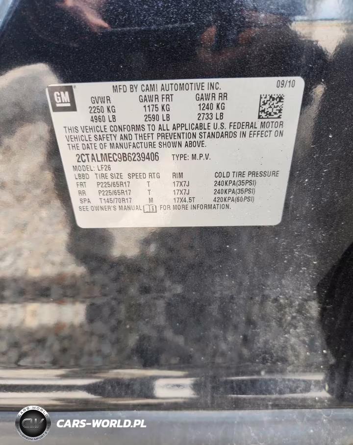 2011 GMC Terrain Sle VIN:2CTALMEC9B6239406 - 13