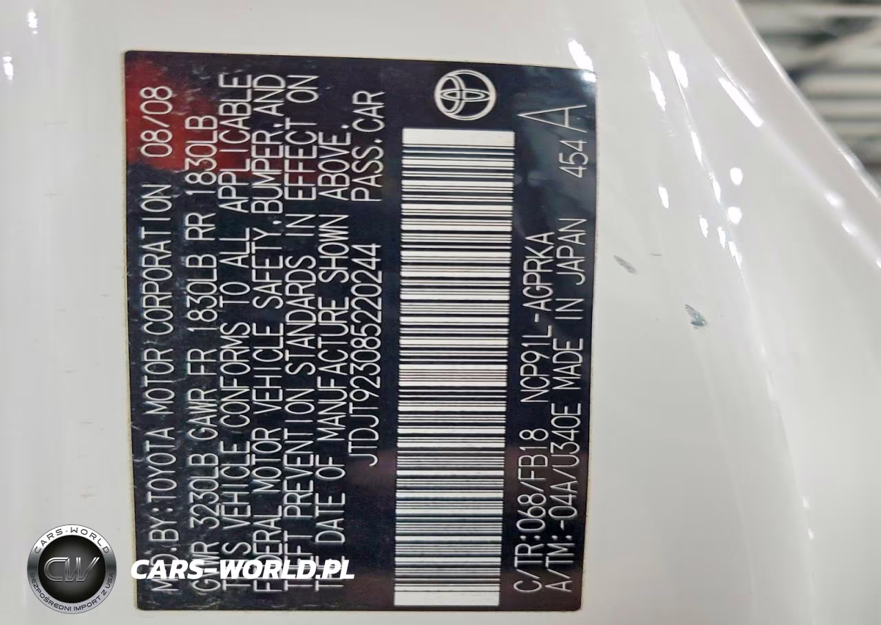 2008 Toyota Yaris Base VIN:JTDJT923085220244 - 13