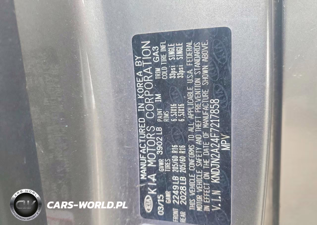 2015 Kia Soul Base VIN:KNDJN2A24F7217858 - 12