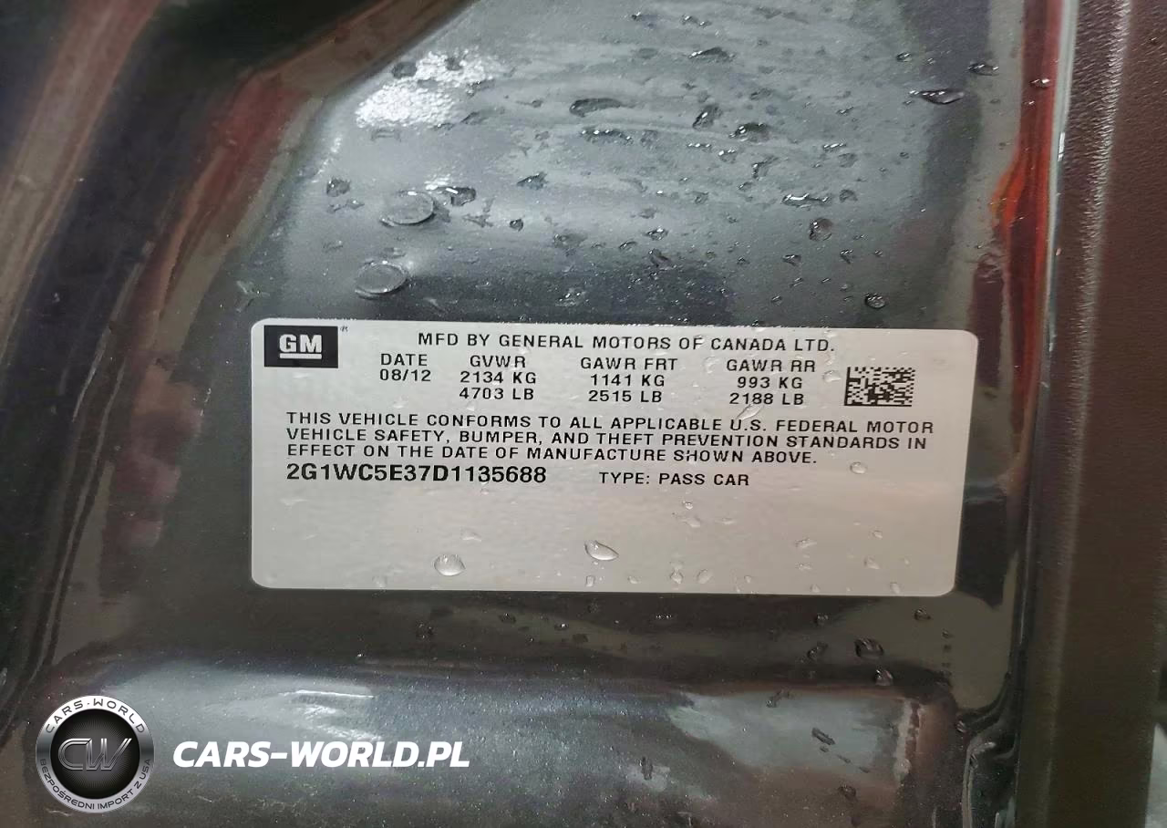 2013 Chevrolet Impala Ltz VIN:2G1WC5E37D1135688 - 12