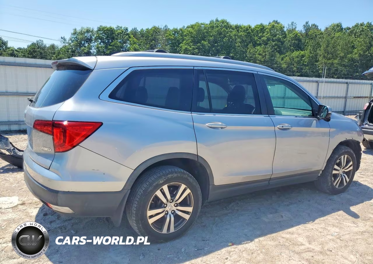2017 Honda Pilot Exln VIN:5FNYF6H76HB075580 - 3