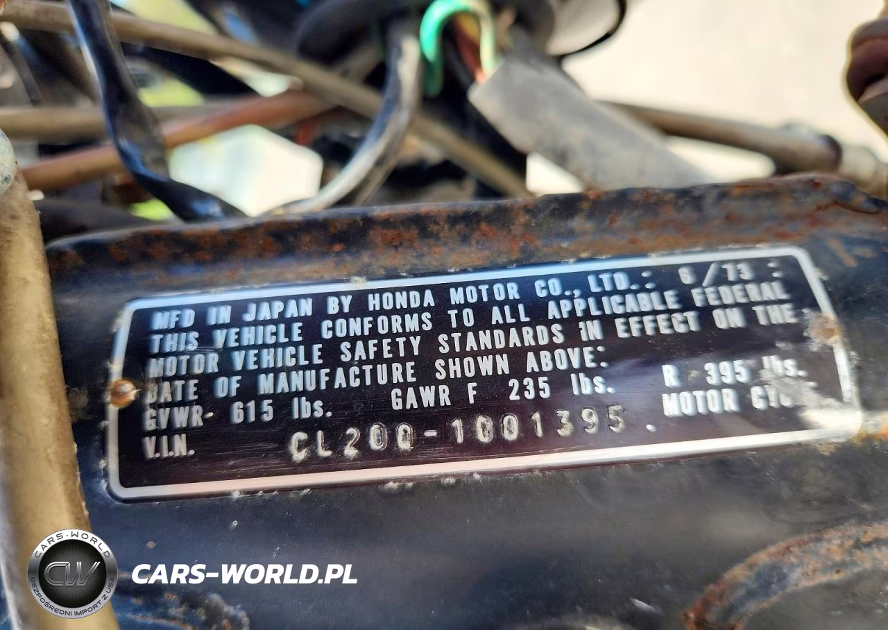1974 Honda Cm200 VIN:CL2001001395 - 8