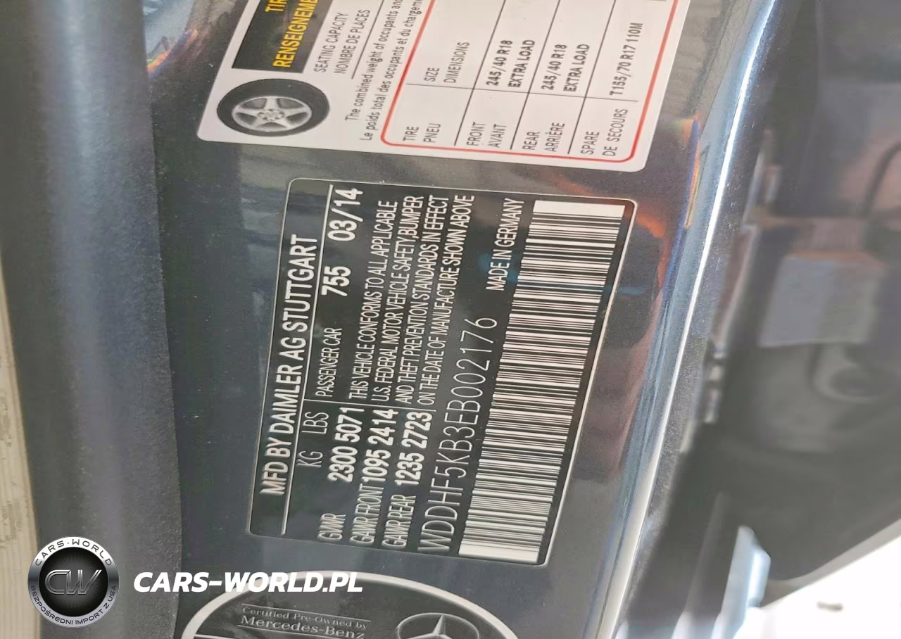 2014 Mercedes-Benz E 350 VIN:WDDHF5KB3EB002176 - 12