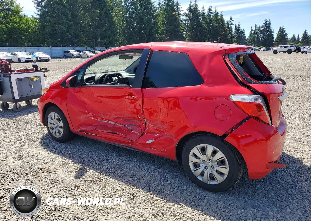 2014 Toyota Yaris 3-Door Le VIN:JTDJTUD3XED584625 - 2