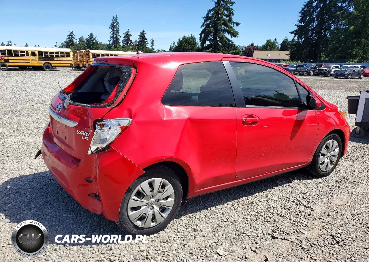 2014 Toyota Yaris 3-Door Le VIN:JTDJTUD3XED584625 - 3