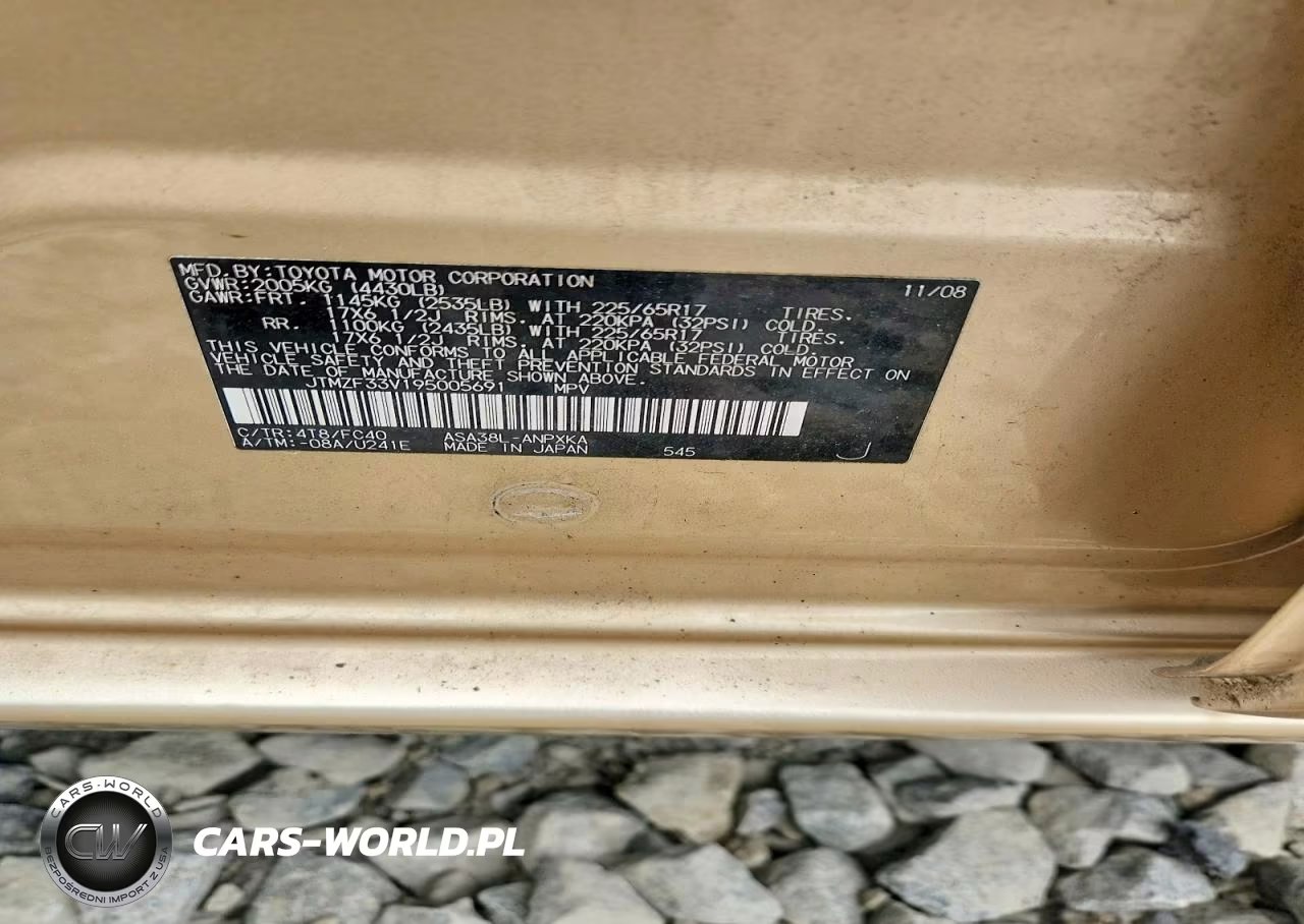 2009 Toyota Rav4 Base VIN:JTMZF33V195005691 - 12