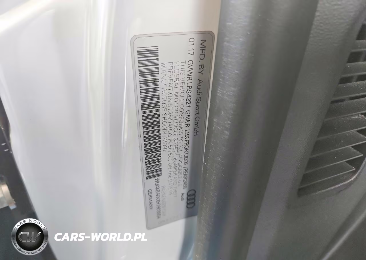 2017 Audi R8 5.2 Plus Quattro VIN:WUAKBAFXXH7903954 - 12