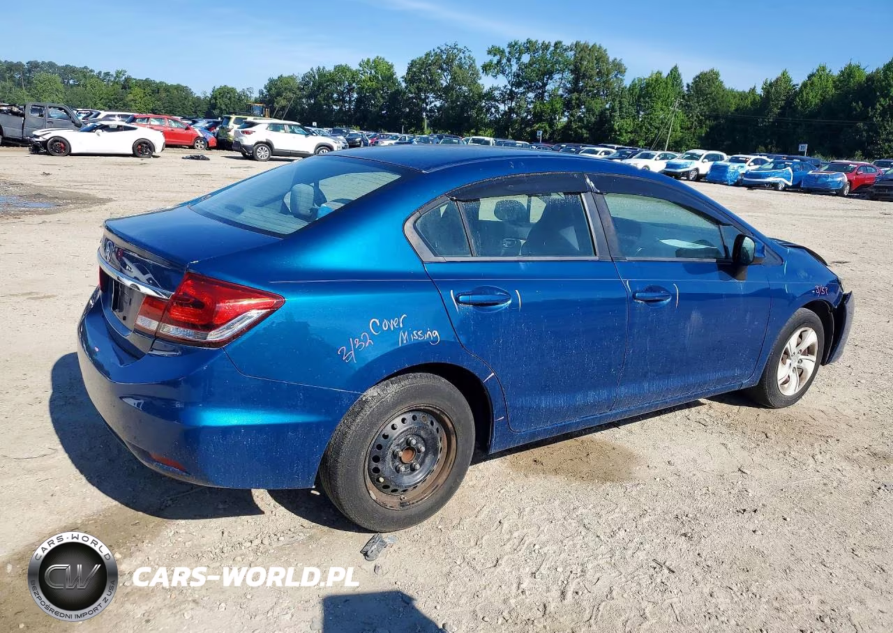 2013 Honda Civic Lx VIN:2HGFB2F58DH504088 - 3
