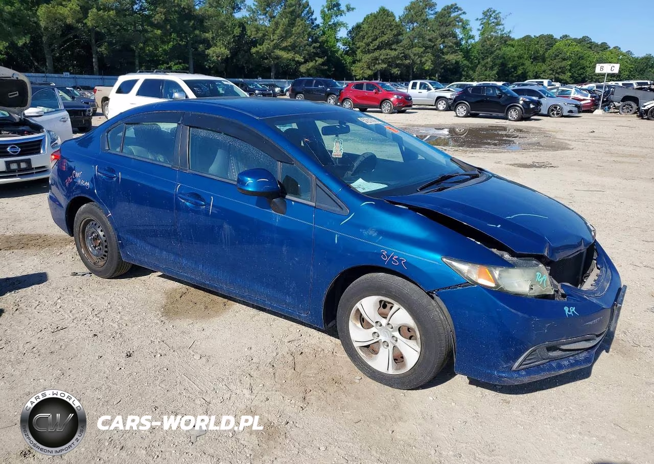 2013 Honda Civic Lx VIN:2HGFB2F58DH504088 - 4