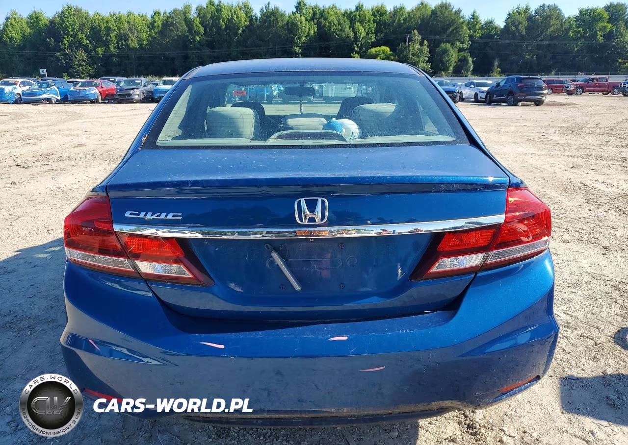 2013 Honda Civic Lx VIN:2HGFB2F58DH504088 - 6