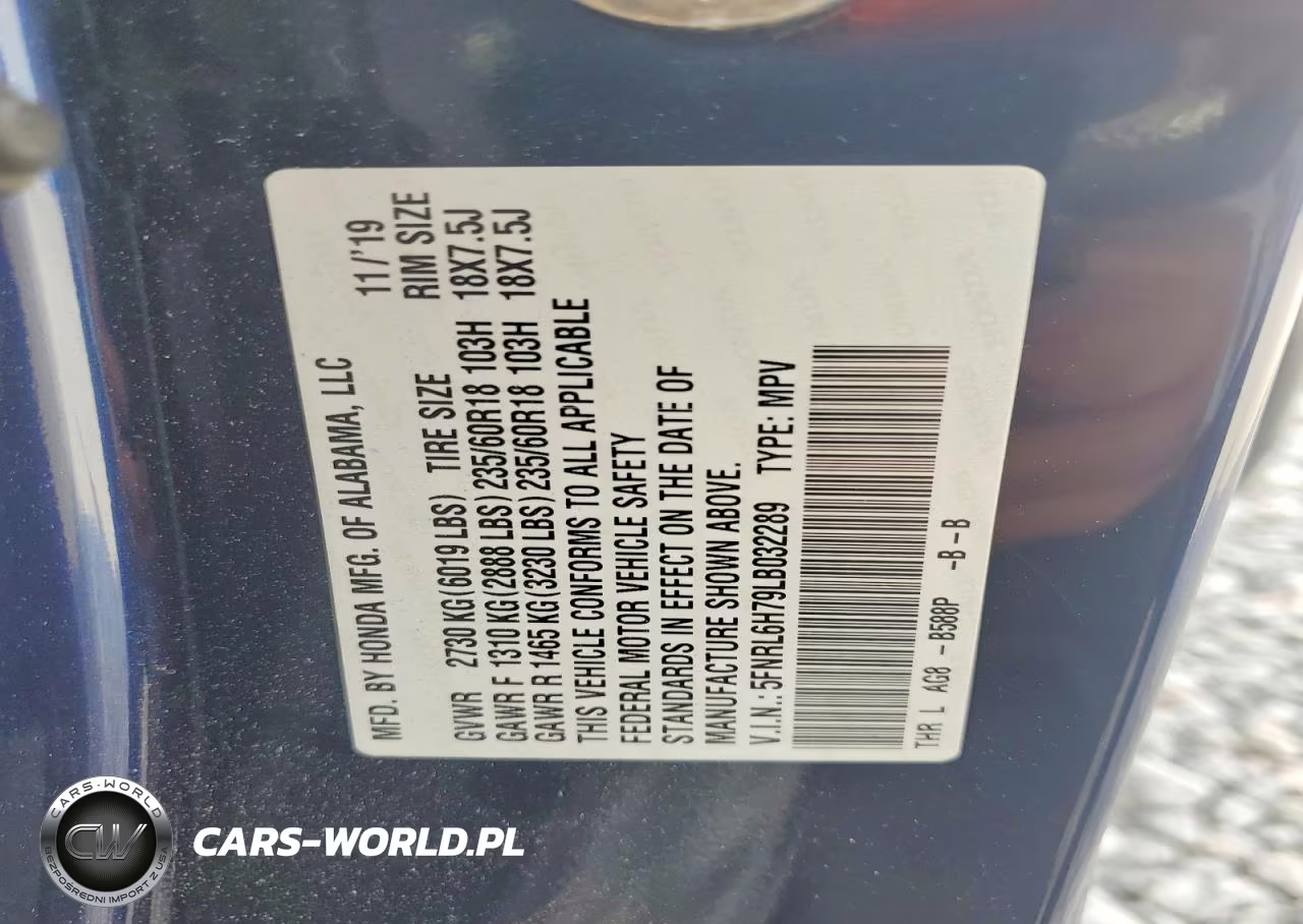 2020 Honda Odyssey Exl VIN:5FNRL6H79LB032289 - 13