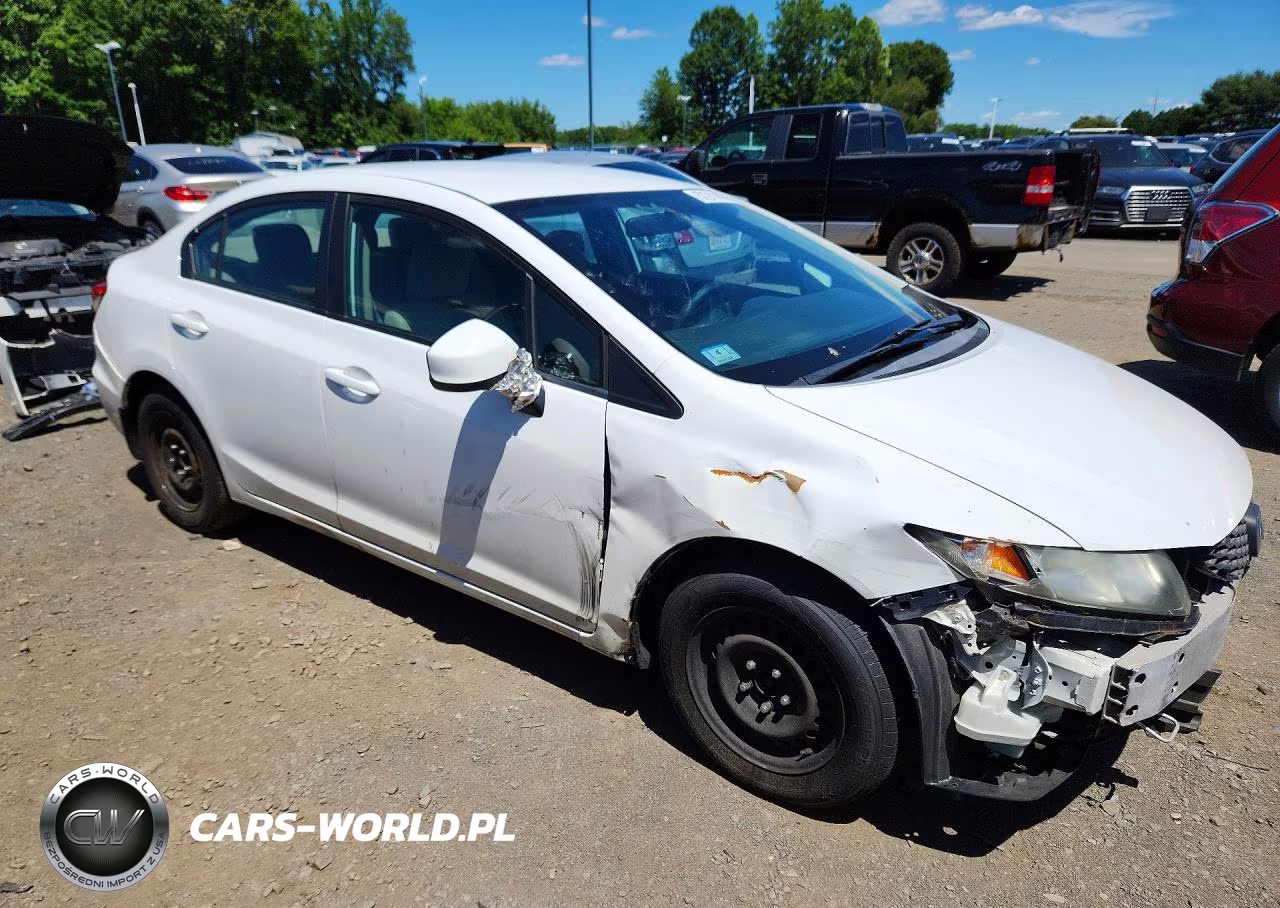 2013 Honda Civic Lx VIN:2HGFB2F57DH554948 - 4