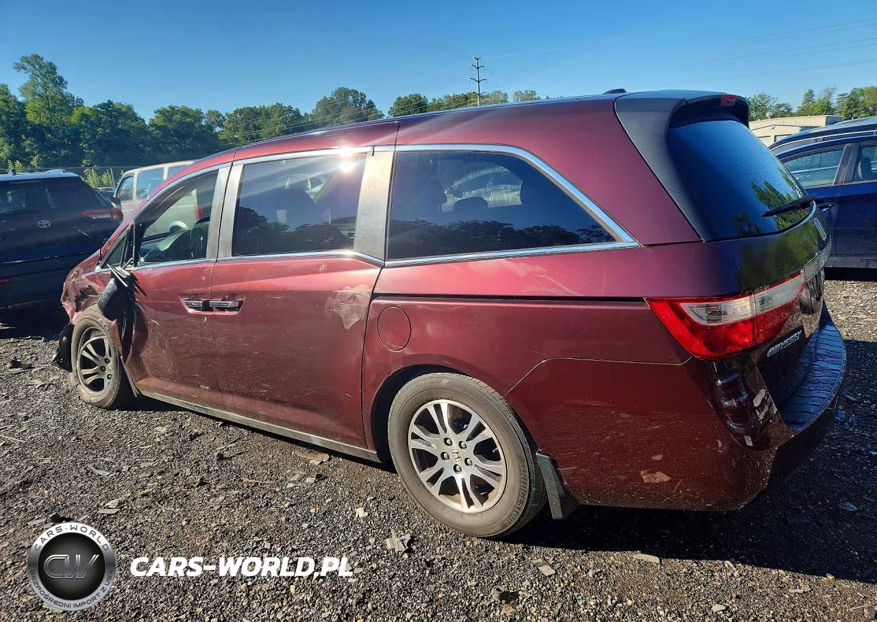 2012 Honda Odyssey Exl VIN:5FNRL5H65CB041802 - 2