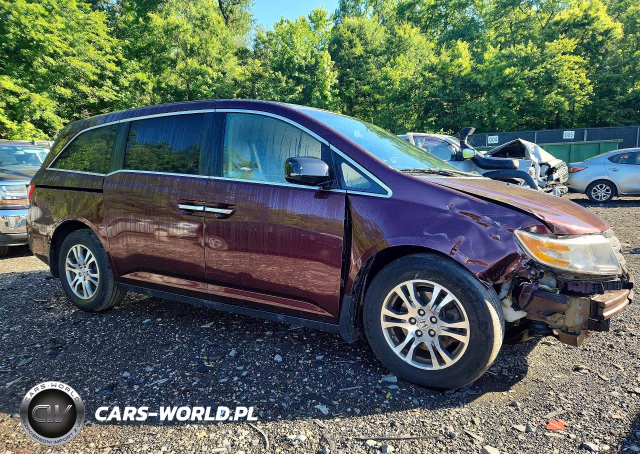 2012 Honda Odyssey Exl VIN:5FNRL5H65CB041802 - 4