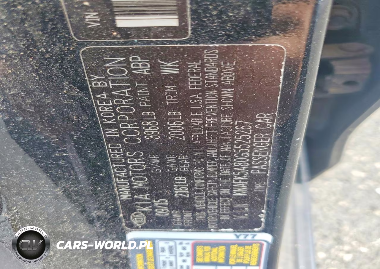 2016 Kia Forte Lx VIN:KNAFK5A80G5525267 - 12