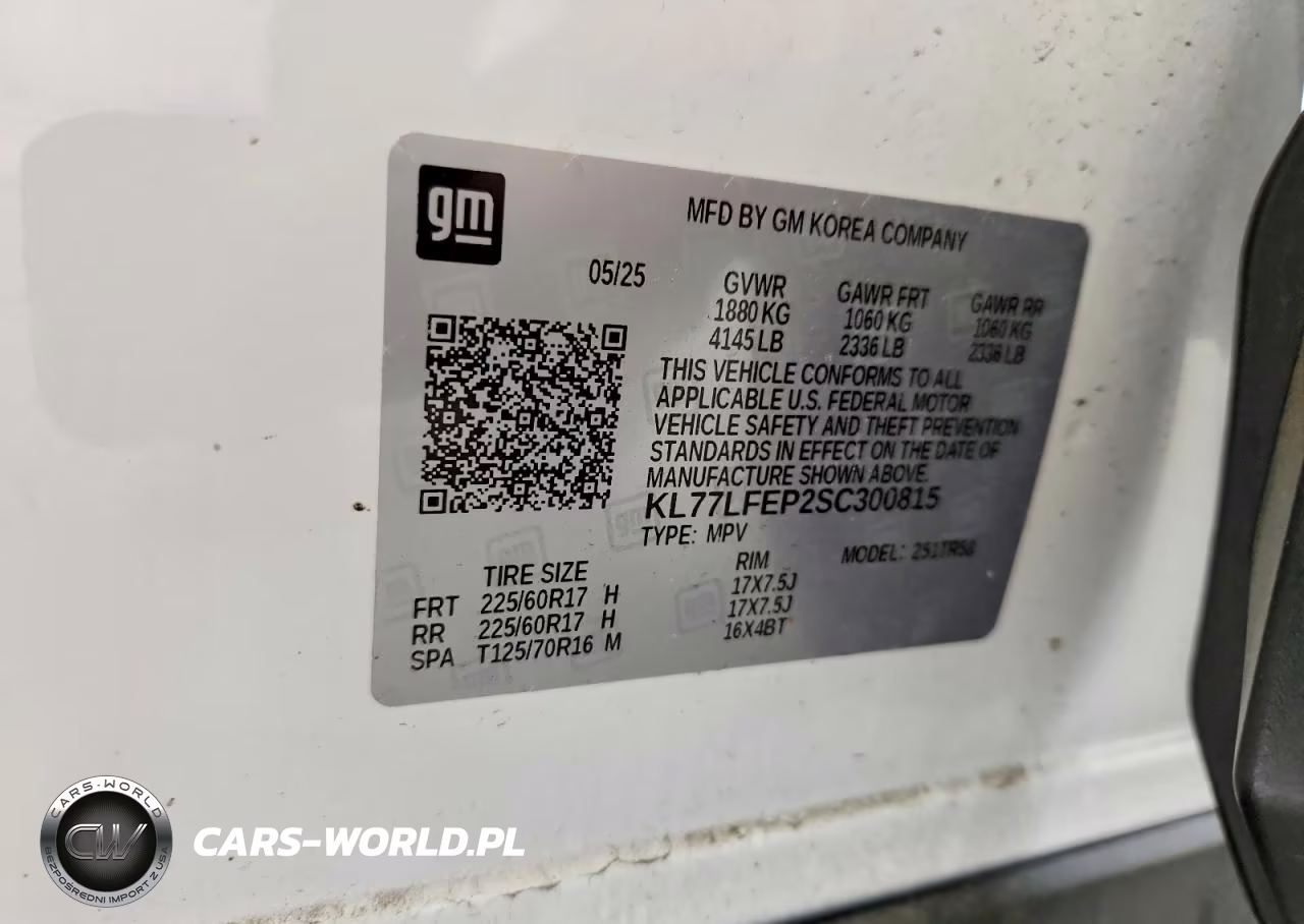 2025 Chevrolet Trax Ls VIN:KL77LFEP2SC300815 - 13