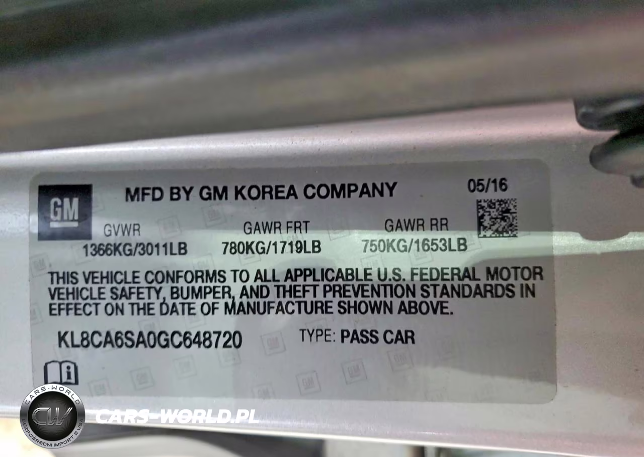 2016 Chevrolet Spark Ls VIN:KL8CA6SA0GC648720 - 12