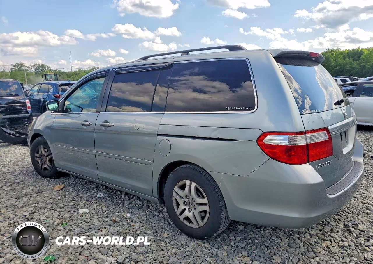 2007 Honda Odyssey Exl VIN:5FNRL38697B125468 - 2
