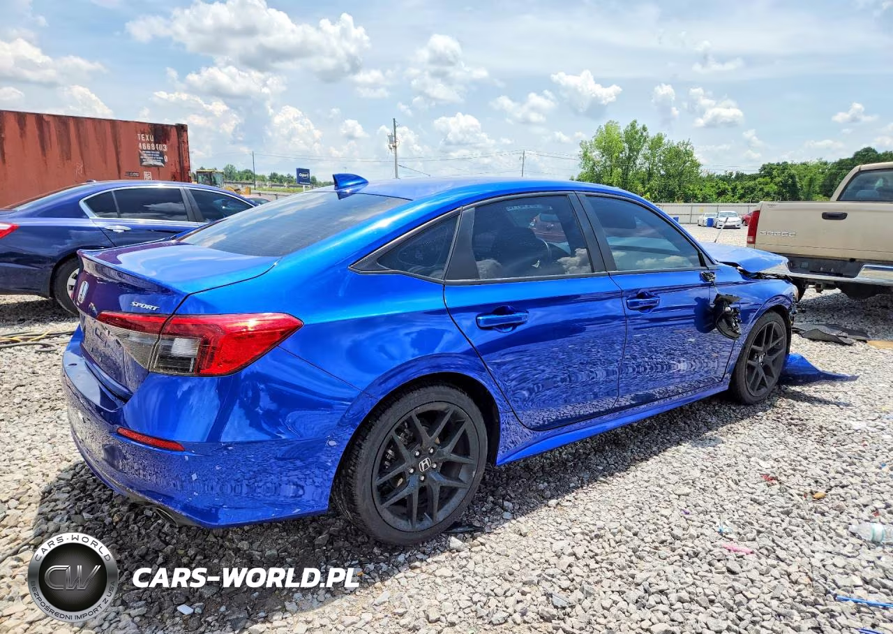 2022 Honda Civic Sport VIN:2HGFE2F54NH513041 - 3