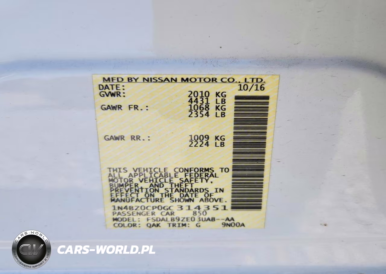 2016 Nissan Leaf S-30 VIN:1N4BZ0CP0GC314351 - 12