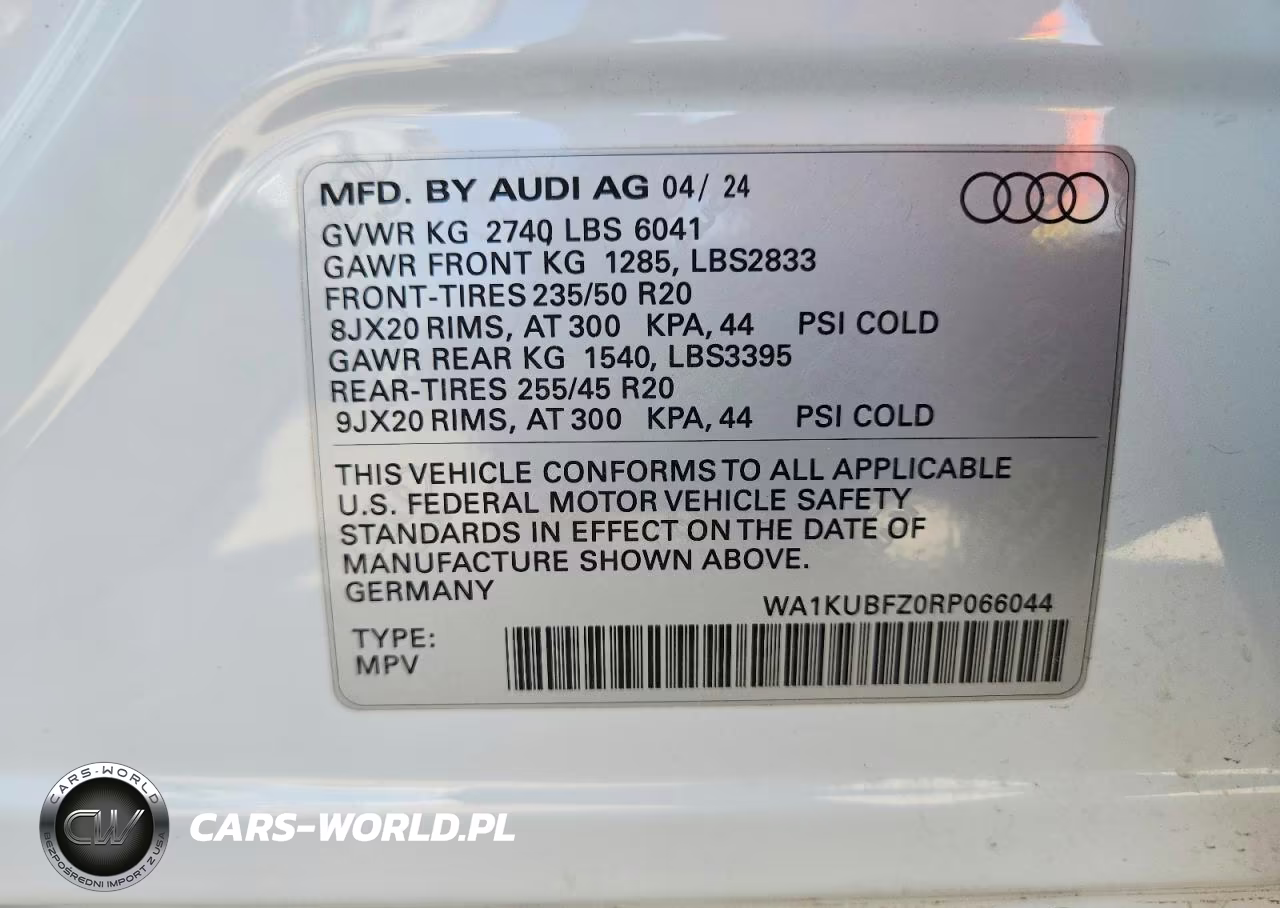 2024 Audi Q4 E-Tron Premium VIN:WA1KUBFZ0RP066044 - 13