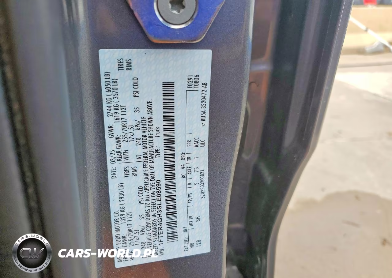 2025 Ford Ranger Xlt VIN:1FTER4GH3SLE08590 - 12