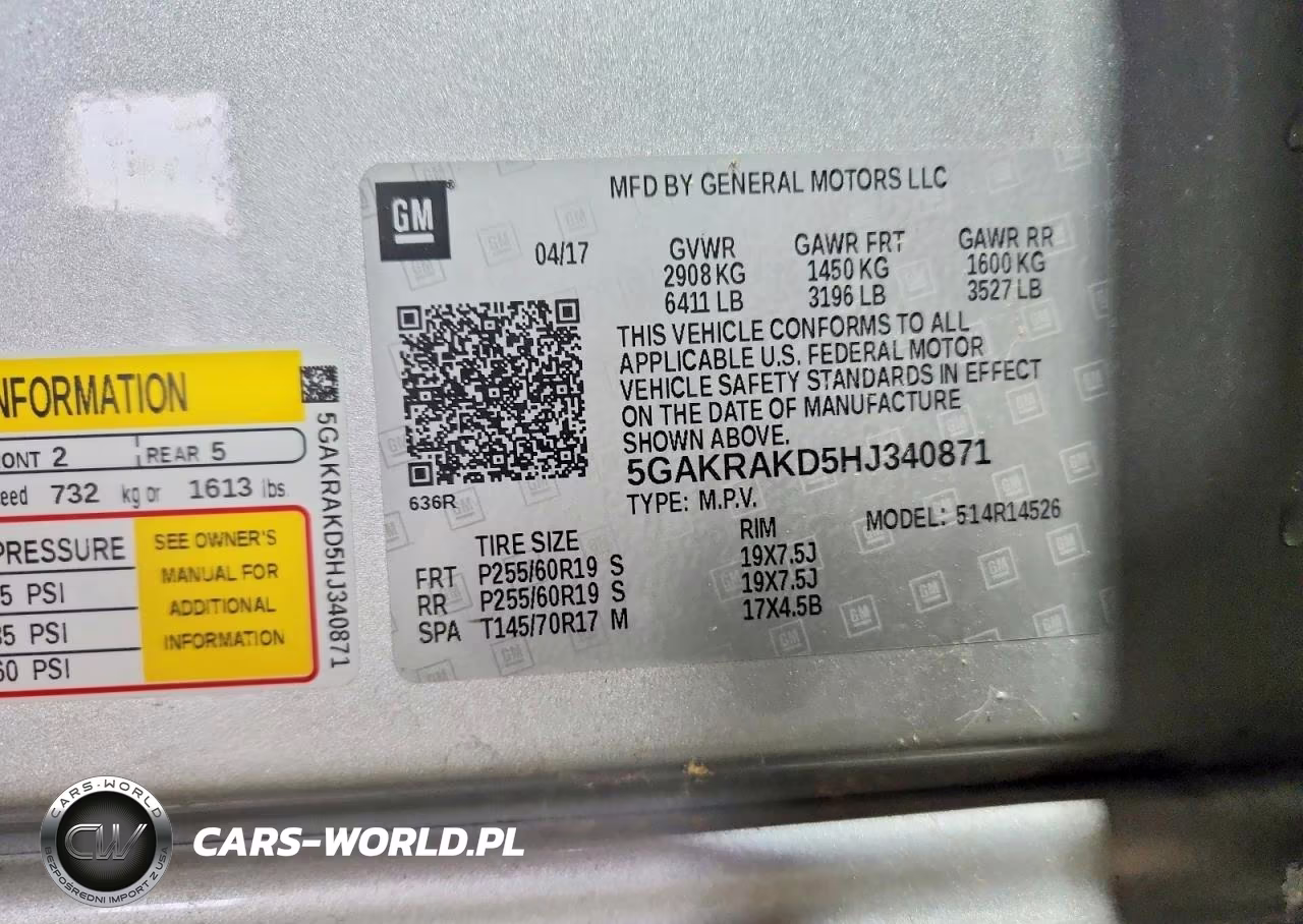 2017 Buick Enclave VIN:5GAKRAKD5HJ340871 - 13