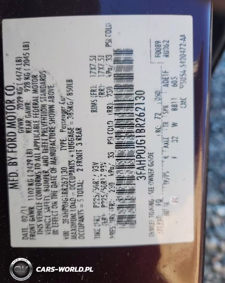 2011 Ford Fusion Sel VIN:3FAHP0JG1BR262130 - 12