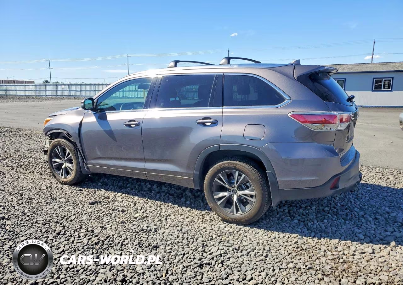 2016 Toyota Highlander Xle VIN:5TDJKRFH5GS270168 - 2