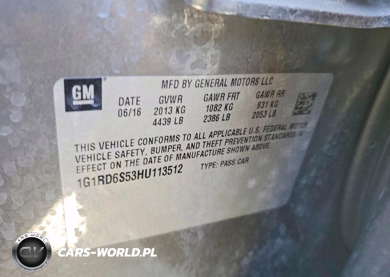 2017 Chevrolet Volt Premier VIN:1G1RD6S53HU113512 - 12