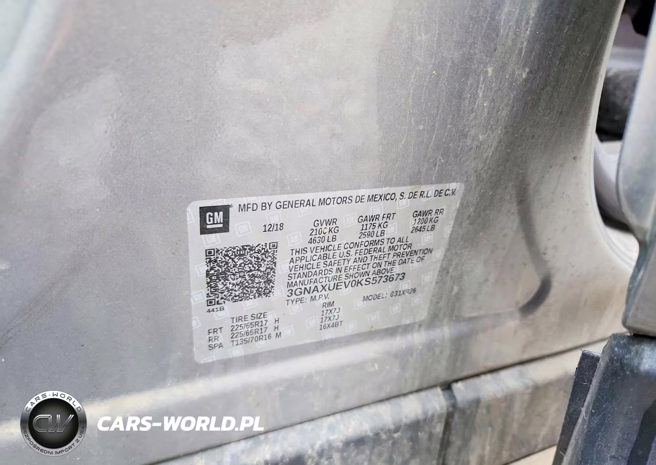 2019 Chevrolet Equinox Lt VIN:3GNAXUEV0KS573673 - 12