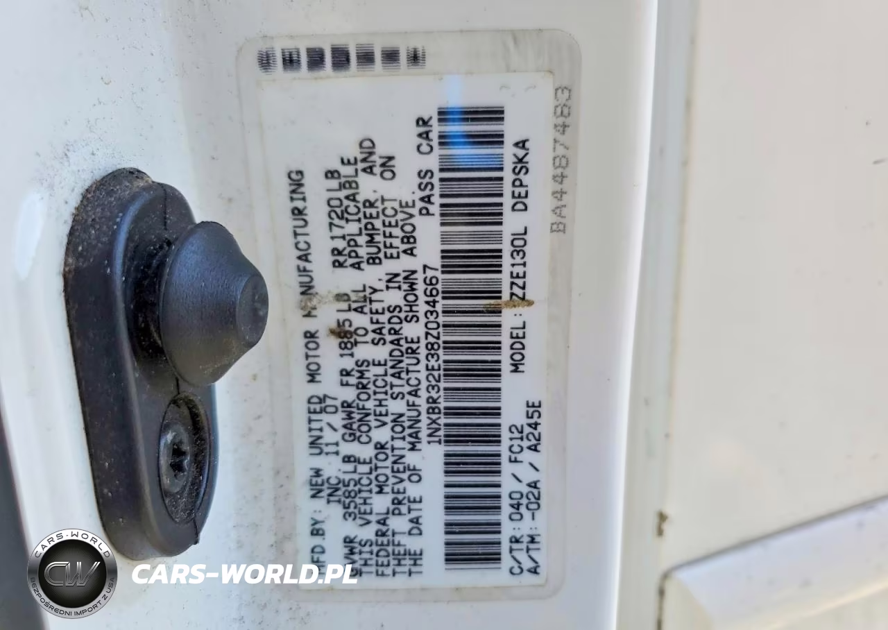 2008 Toyota Corolla S VIN:1NXBR32E38Z034667 - 12
