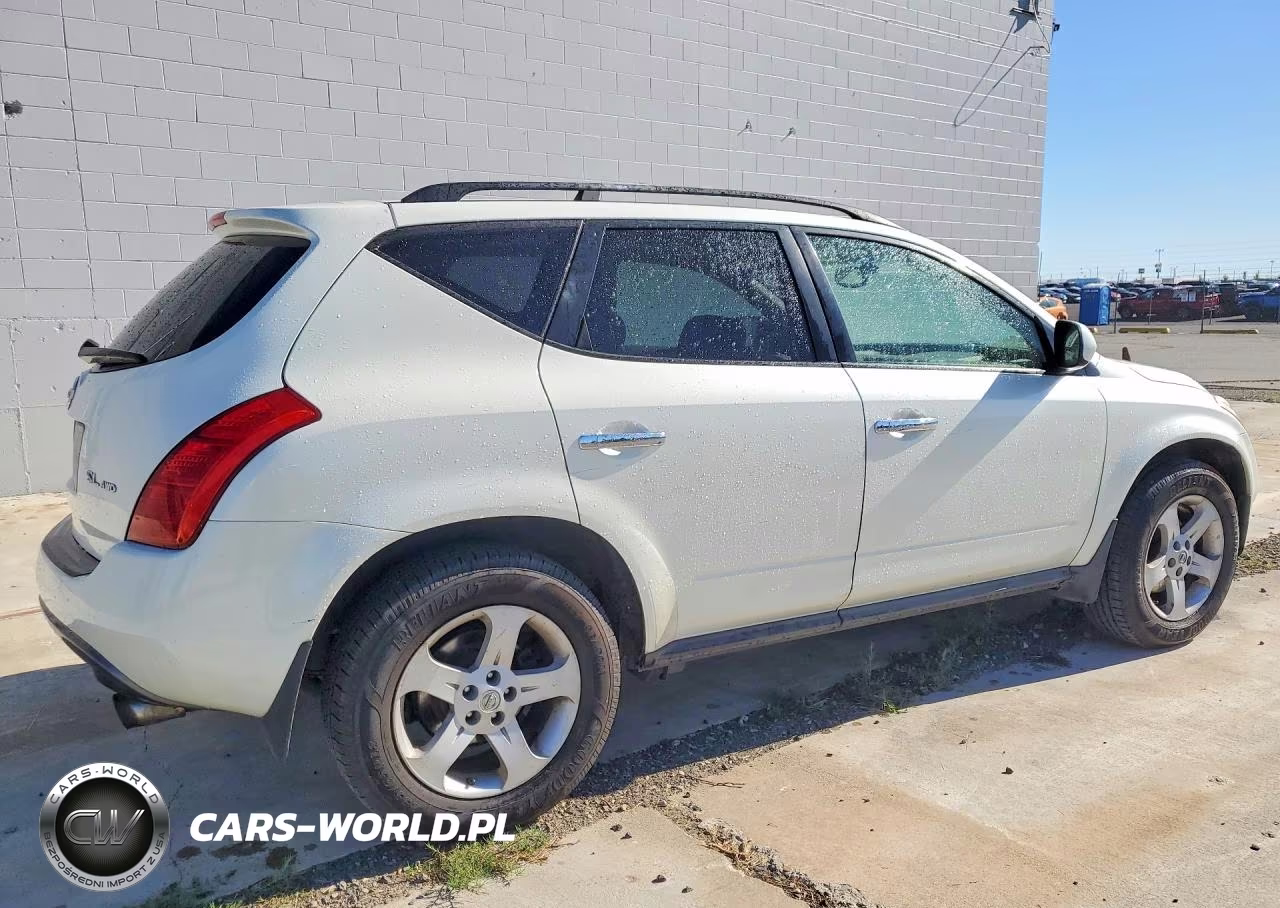 2004 Nissan Murano Sl VIN:JN8AZ08W84W343410 - 3