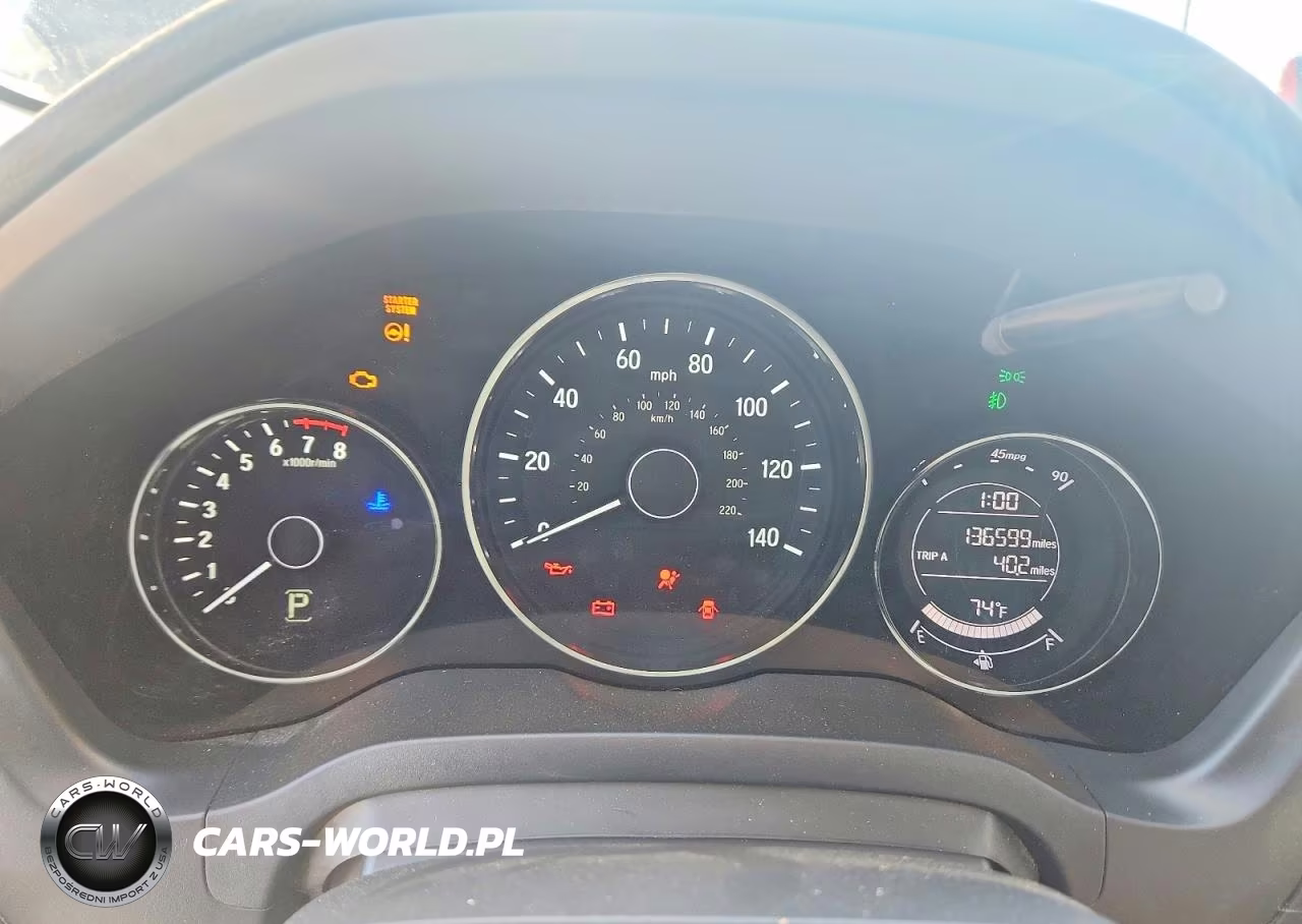2016 Honda Hr-V Exl VIN:3CZRU6H74GM719804 - 9