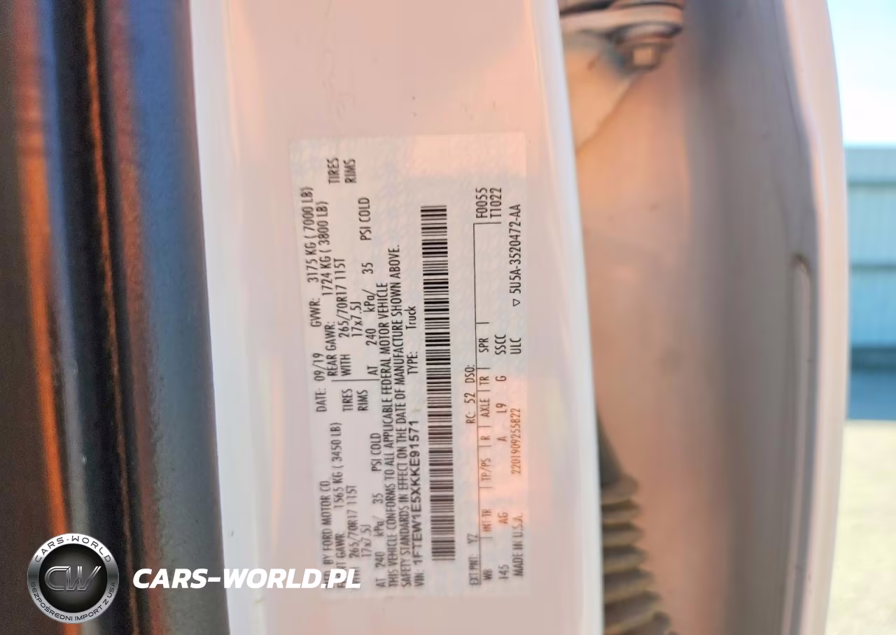 2019 Ford F150 Supercrew VIN:1FTEW1E5XKKE91571 - 12
