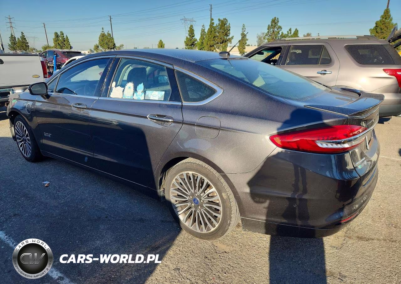 2017 Ford Fusion Titanium Phev VIN:3FA6P0SU1HR147340 - 2